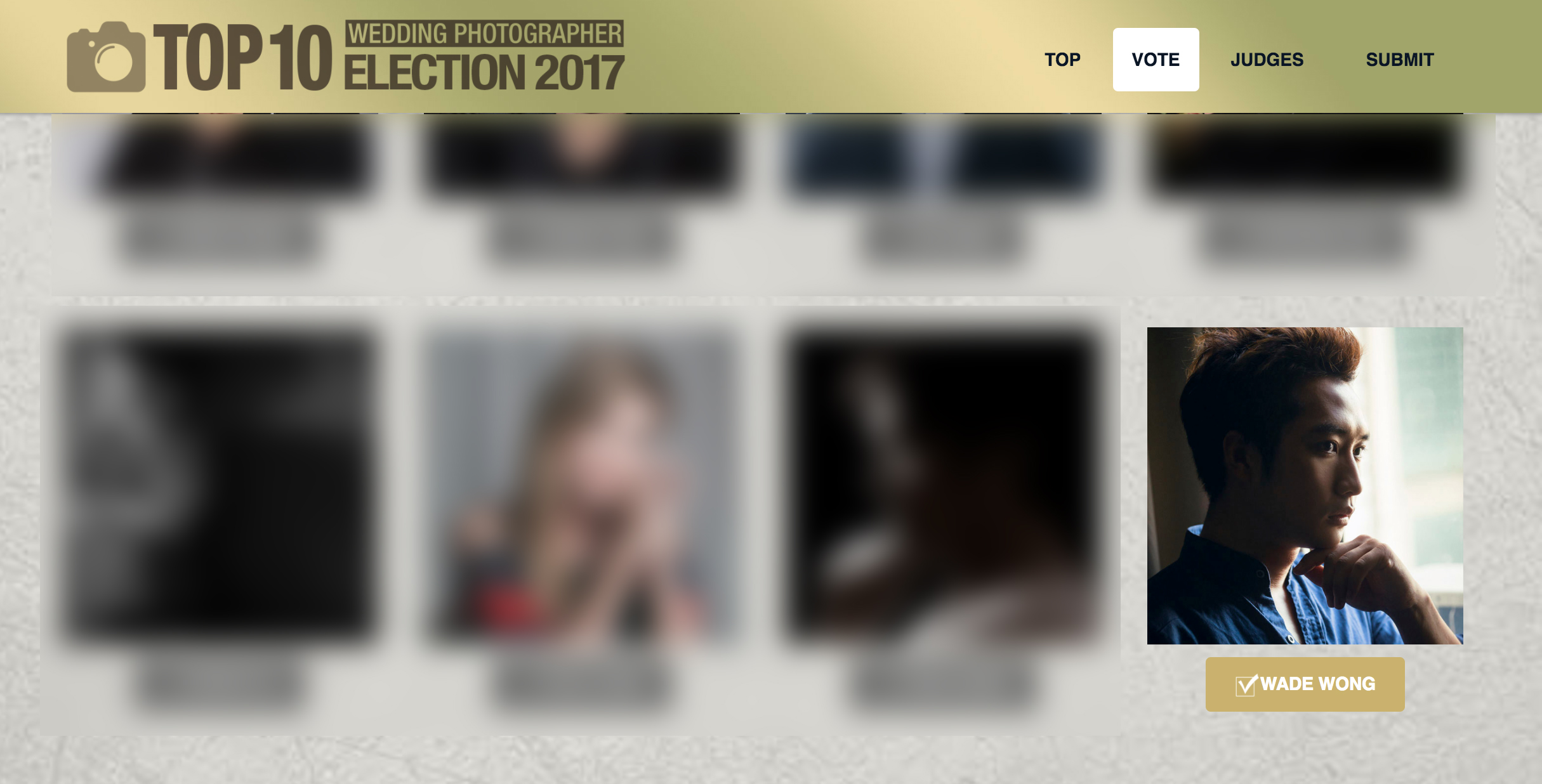 十大 婚禮 攝影師 選舉2017 Top 10 Wade Wong wook de w gallery wedding big day pre-wedding 1