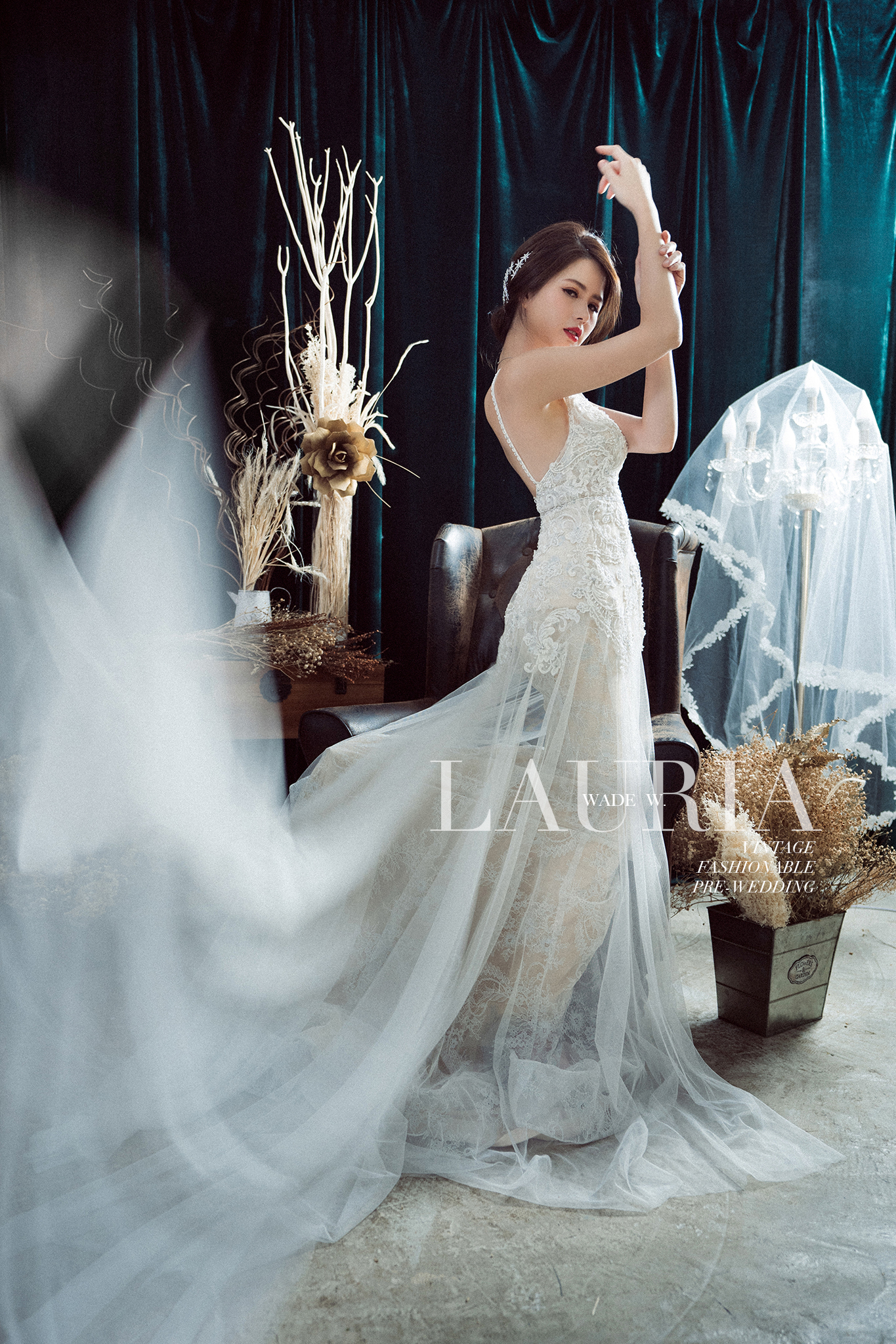 1200 Lauria Fashion Vintage Wade W pre-wedding celebrity studio woook destination復古 -20